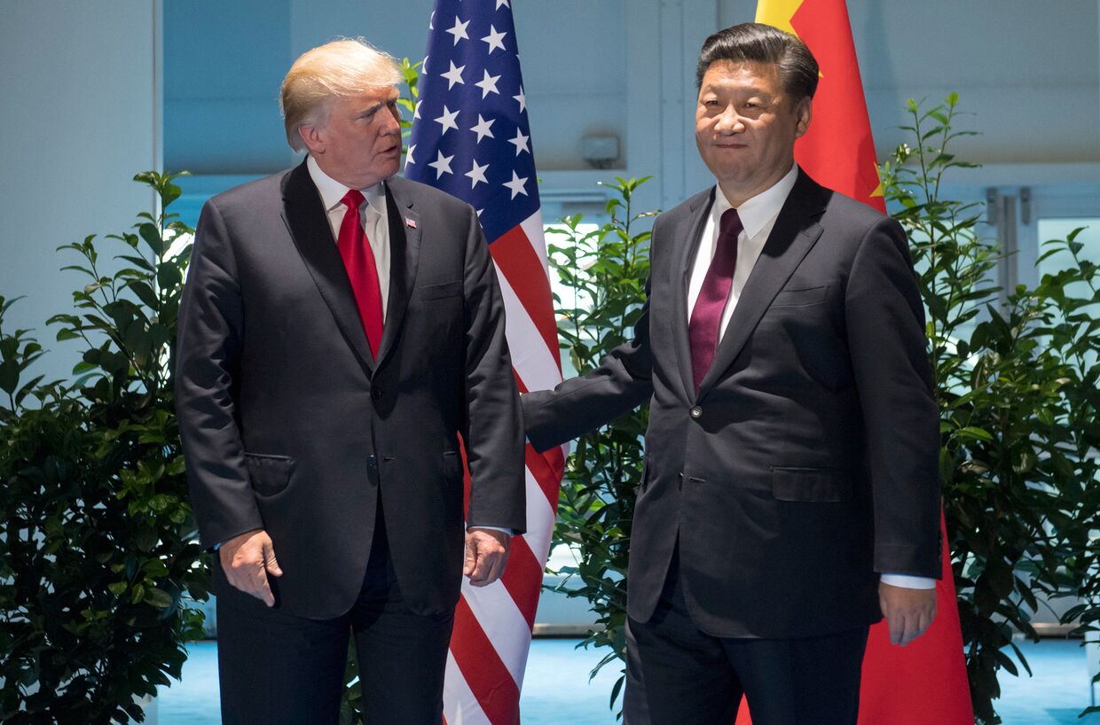 Встреча Дональда Трампа и Си Цзиньпина на полях саммита G20