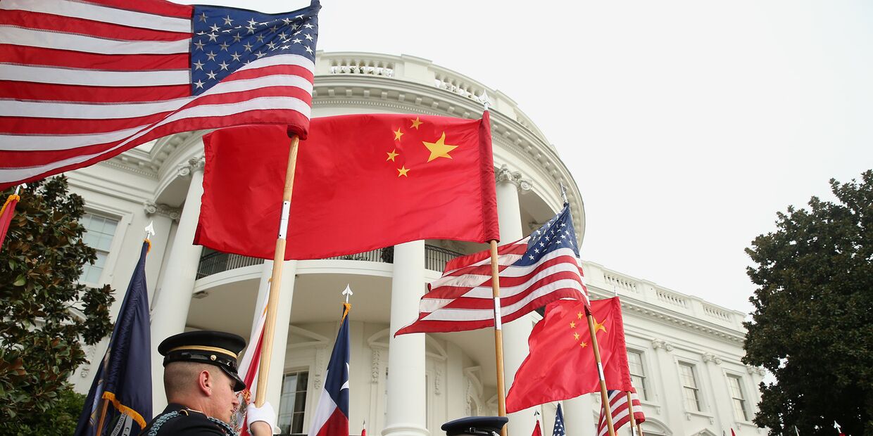Подготовка к встречи Си Цзиньпина в Белом доме в Вашингтоне