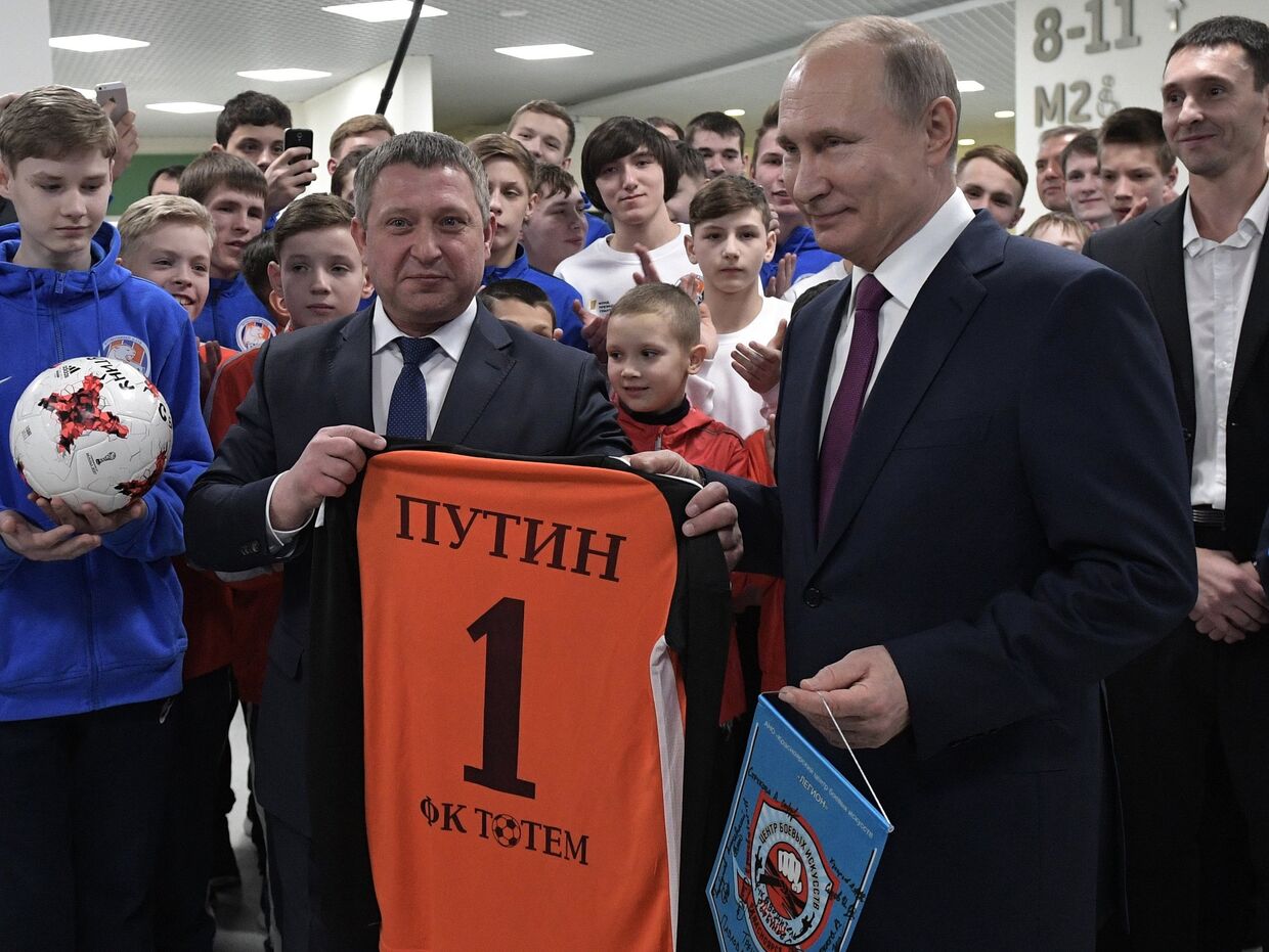 Рабочая поездка президента Путина в Красноярск
