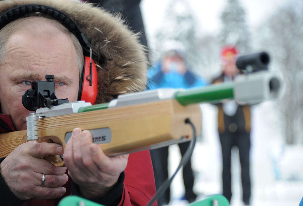 Путин с винтовкой