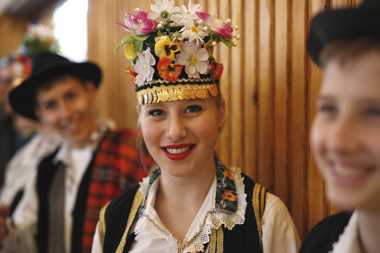 Боснийка в традиционных одеждах