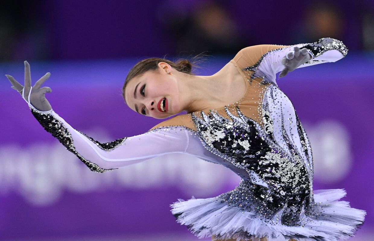 Российская фигуристка Алина Загитова. Олимпиада 2018