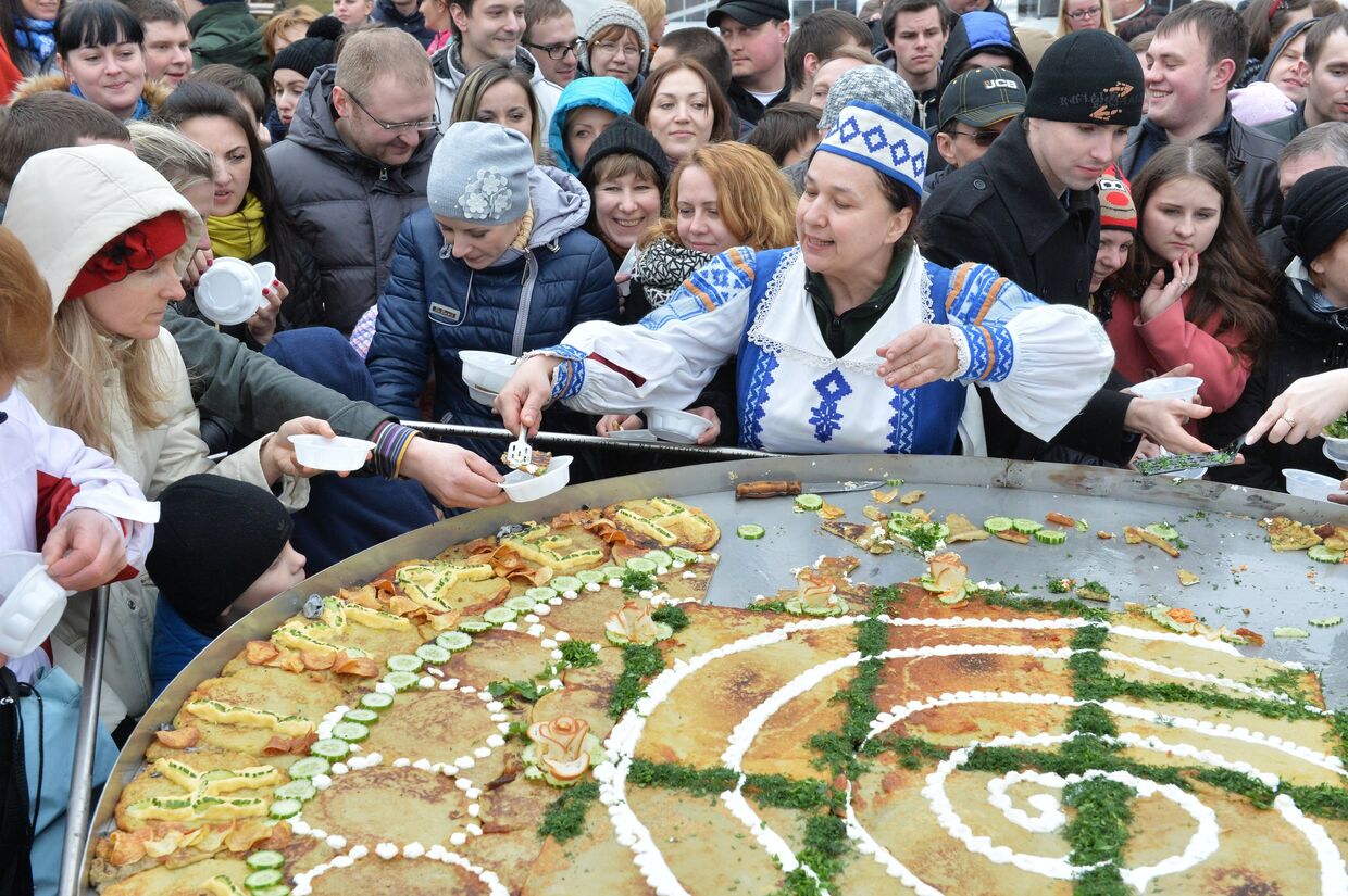 Белорусский народный праздник Зазывание весны