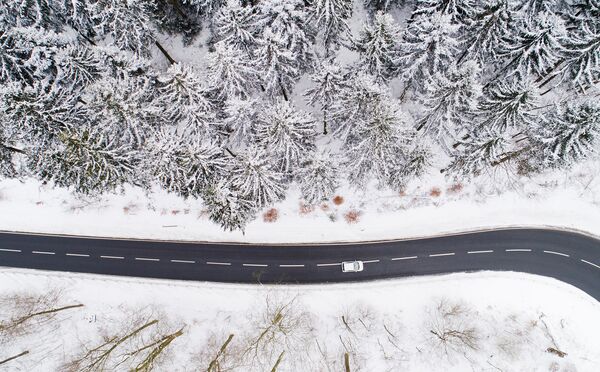 Зима в Нижней Саксонии, Германия