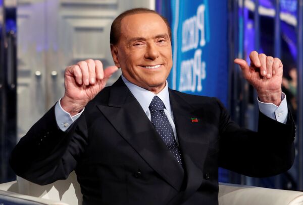 Лидер партии Forza Italia Сильвио Берлускони Лидер партии Forza Italia Сильвио Берлускони