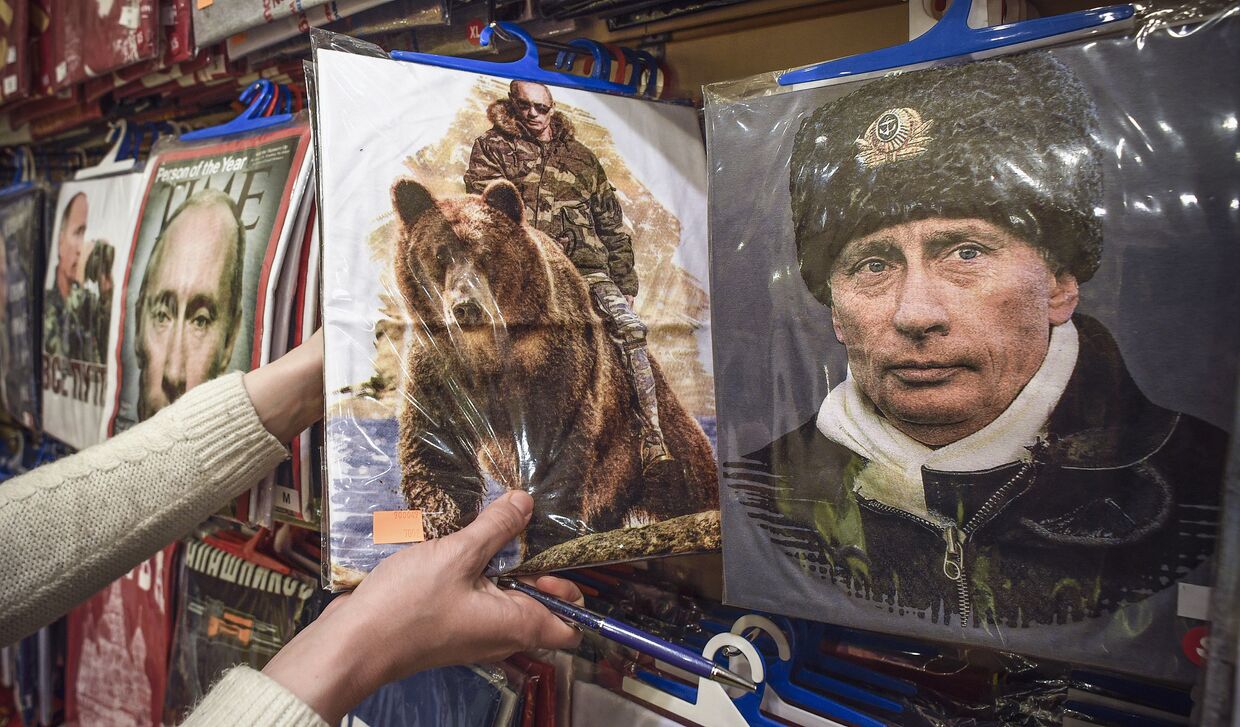 Футболки с изображением Президента России Владимира Путина
