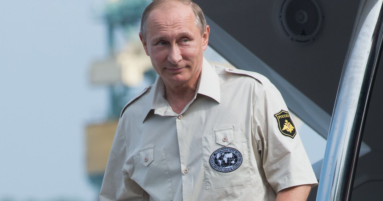 Рабочая поездка президента РФ В.Путина в Крым