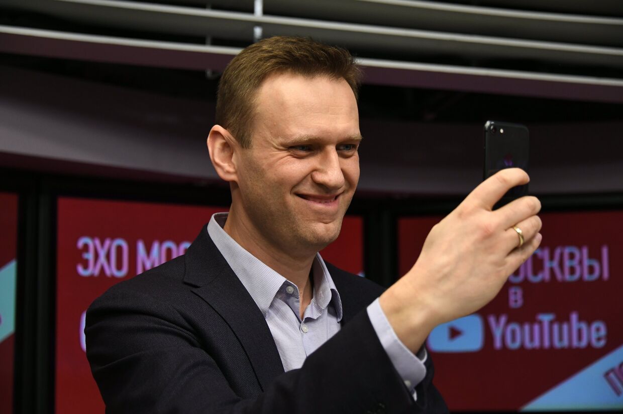 Алексей Навальный выступил в эфире радиостанции Эхо Москвы
