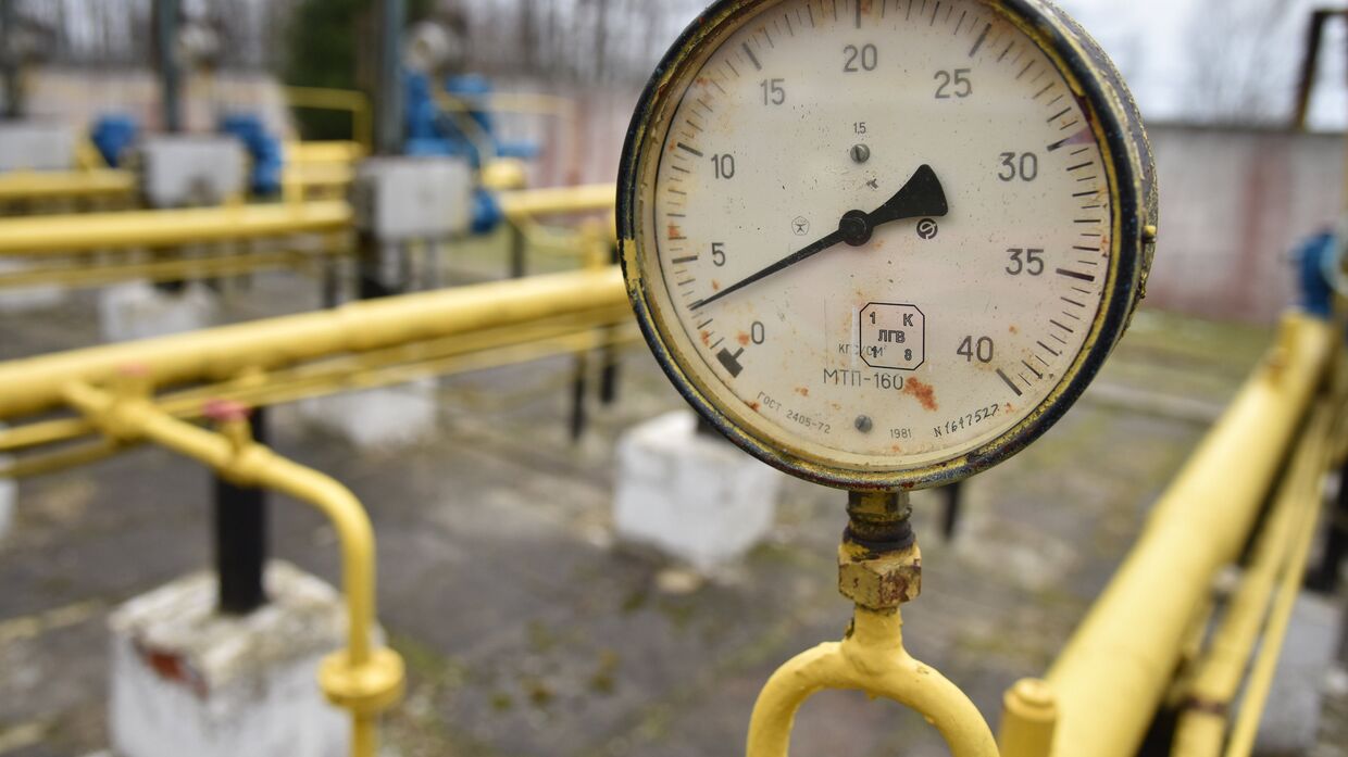 Газодобывающее предприятие компании «Укргаздобыча» во Львовской области