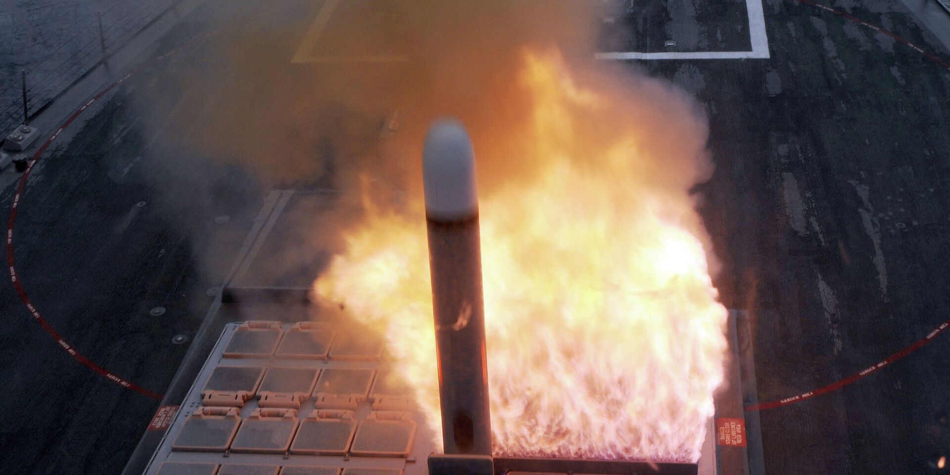 Запуск ракеты Томагавк из установки Mark 41 - ИноСМИ, 1920, 28.06.2021