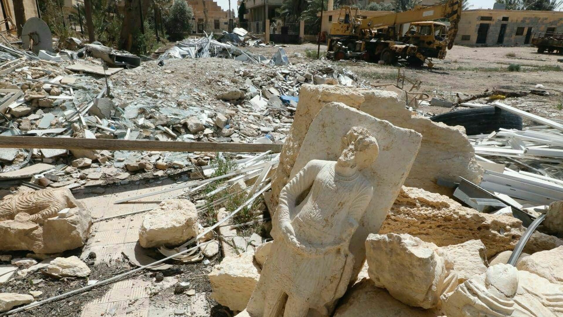 Разрушения в Дамаске в Сирии. 14 апреля 2018 - ИноСМИ, 1920, 13.01.2019