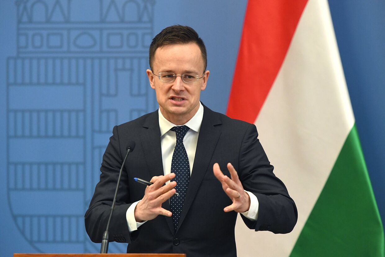 Министр иностранных дел и торговли Венгрии Петер Сийярто