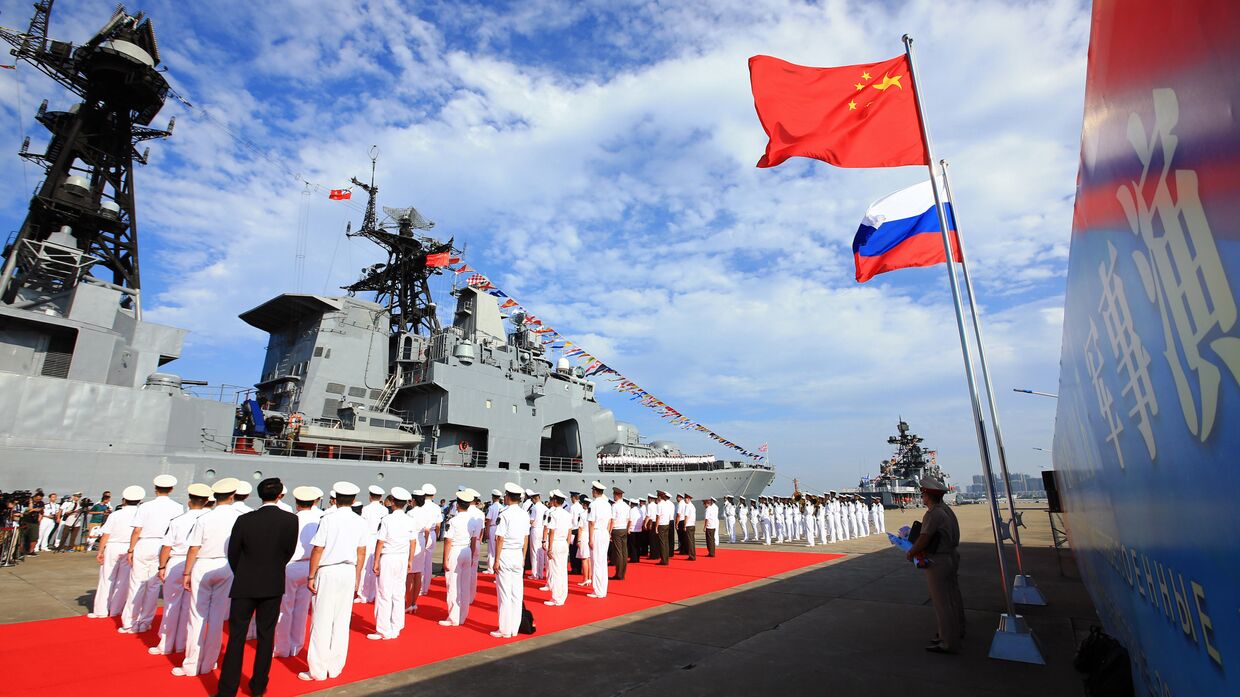 Российско-китайские учения Морское взаимодействие-2016