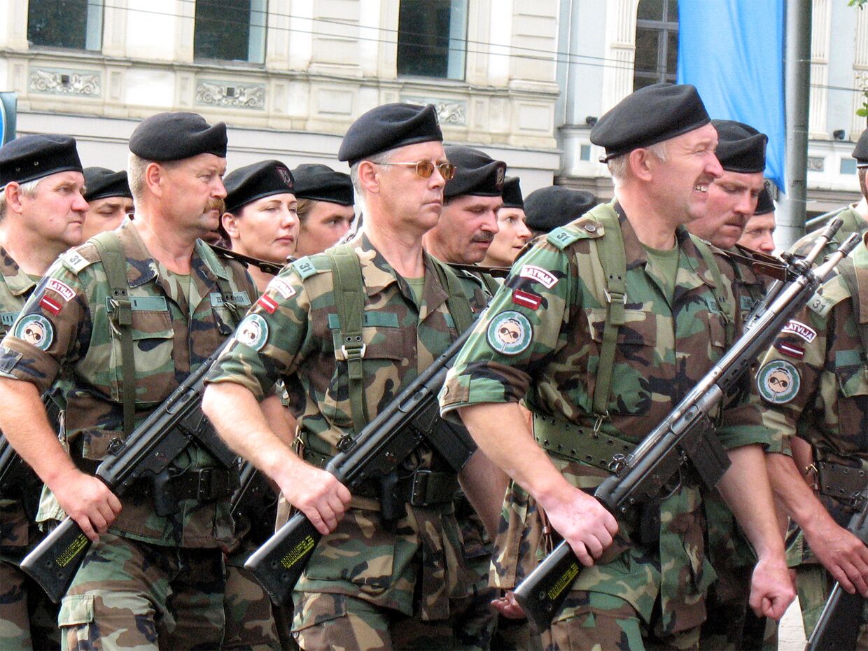 Латвийские военные