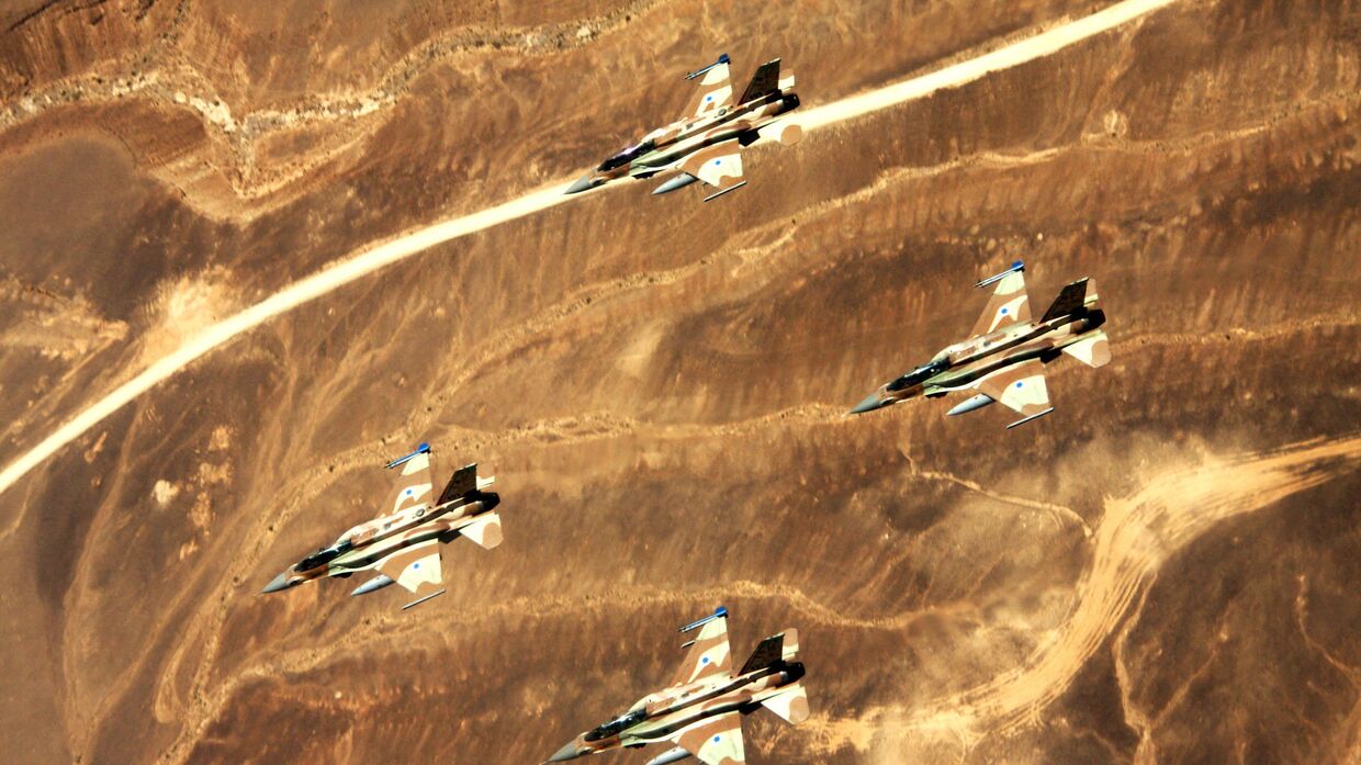 Звено истребителей F-16l Sufa ВВС Израиля