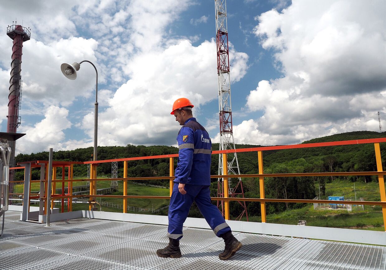 Комплекс подготовки и транспортировки газа Газпрома