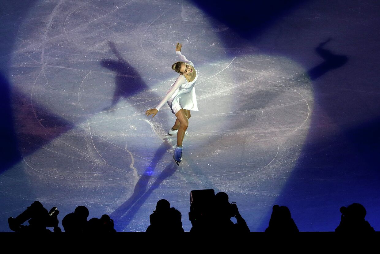 Россиянка Елена Радионова на Гран-при по фигурному катанию в Пекине