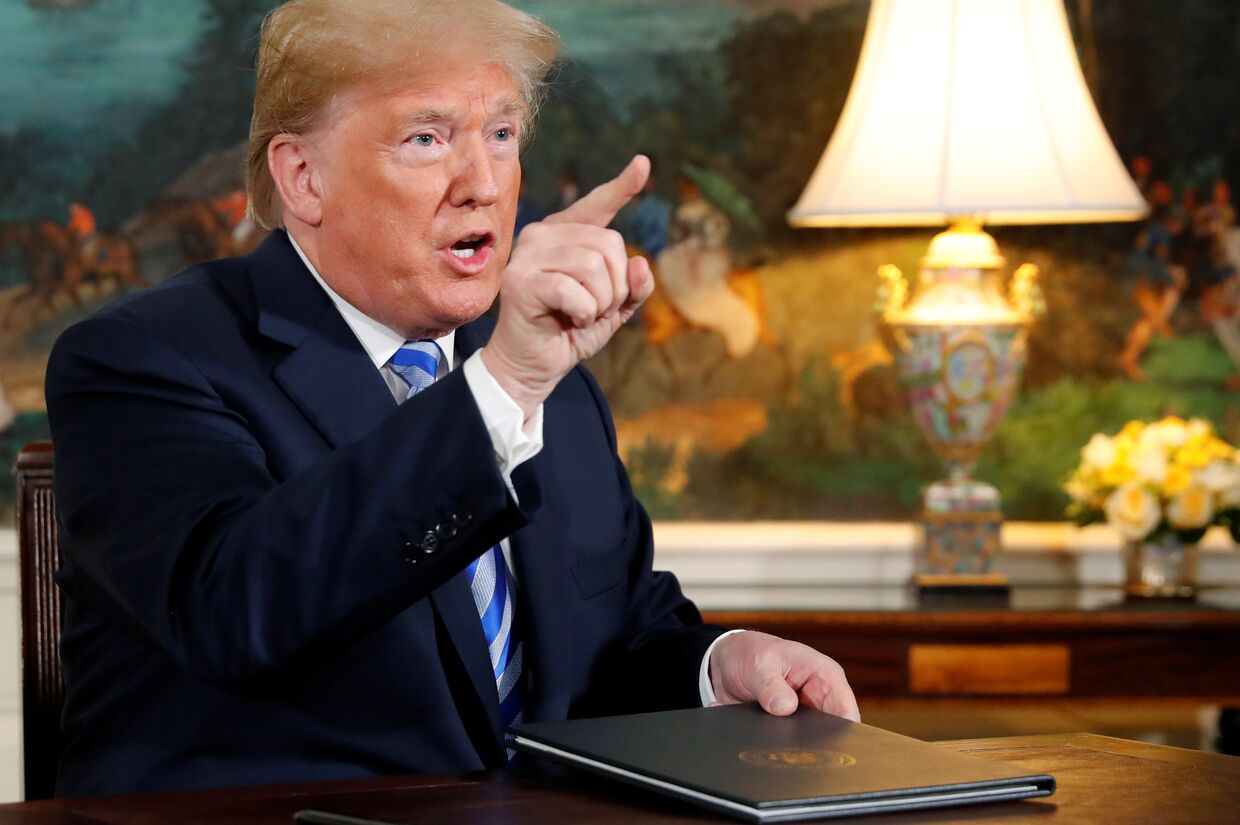Президент США Дональд Трамп объявил о расторжении ядерной сделки с Ираном. 8 мая 2018