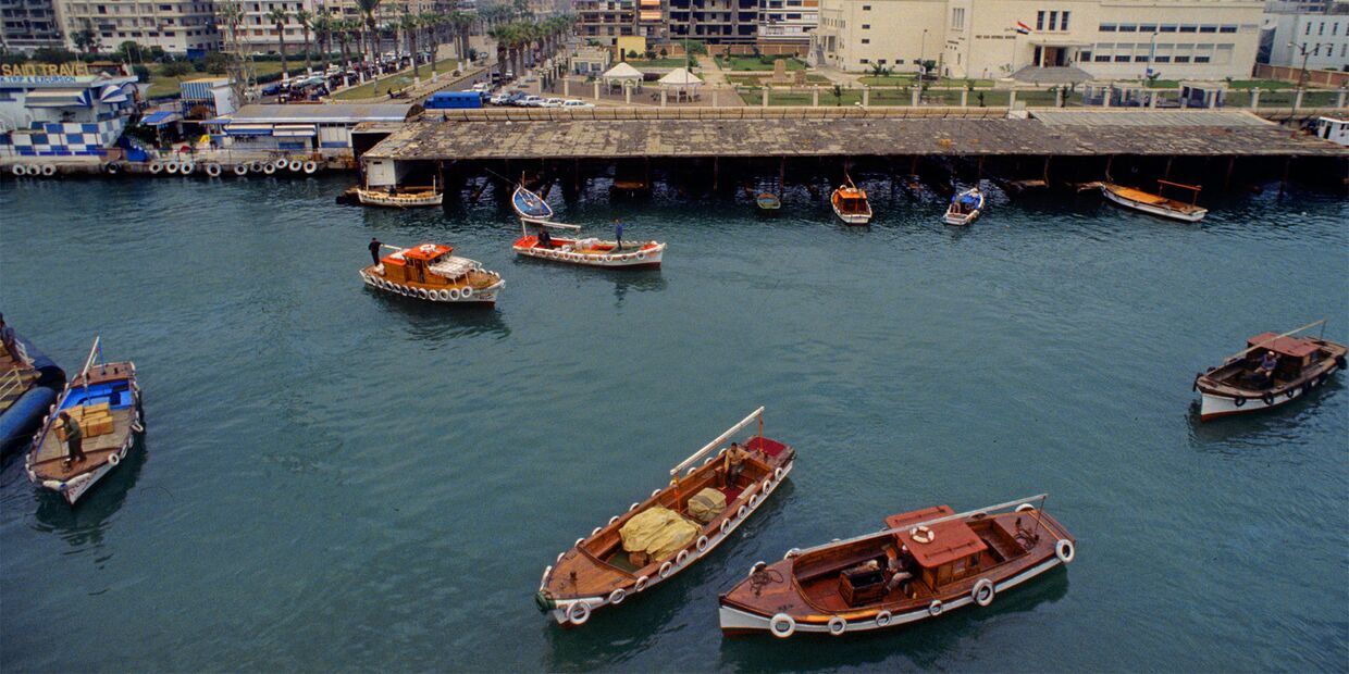 Порт-Саид. Вид на акваторию Суэцкого канала
