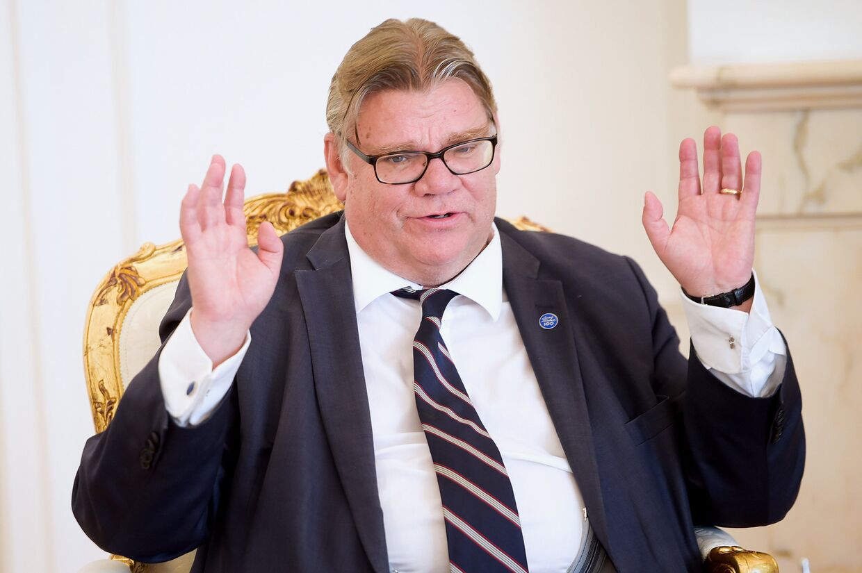 Министр иностранных дел Финляндии Тимо Сойни