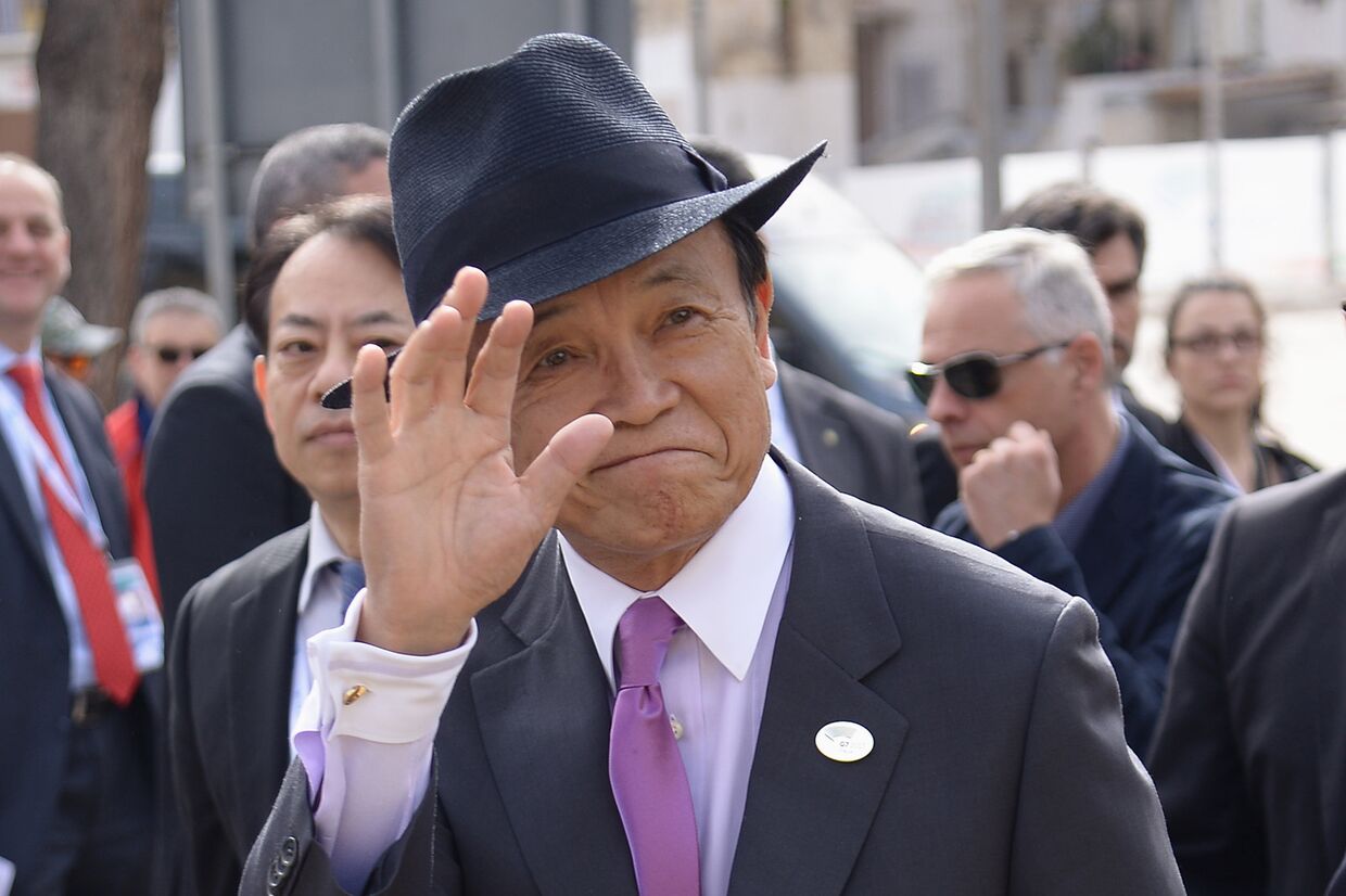 Министр финансов Японии Таро Асо