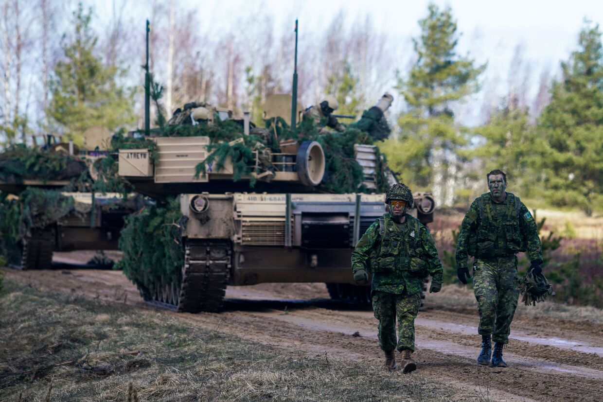 Военнослужащие Канады на международных военных учениях Summer Shield XIV в Латвии