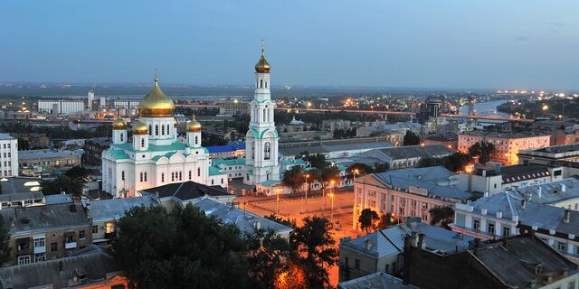 Вид на Ростовский кафедральный собор в Ростове-на-Дону - ИноСМИ, 1920, 31.12.2022