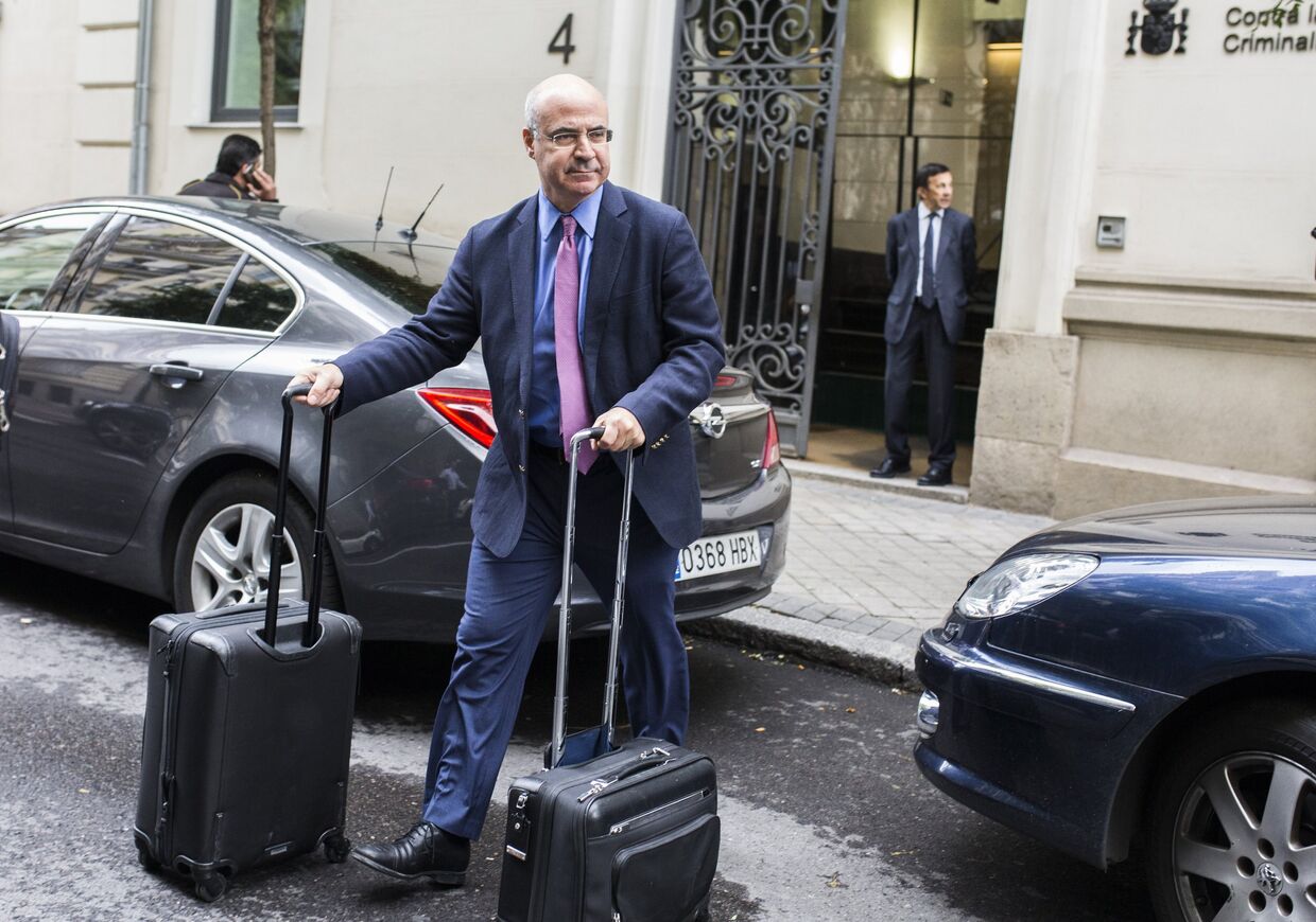 Уильям Браудер после встречи со старшим прокурором Хосе Гринде в Мадриде. 30 мая 2018