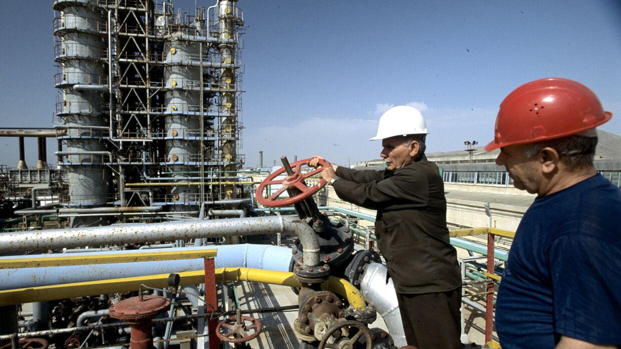 Газоперерабатывающий завод в Азербайджане