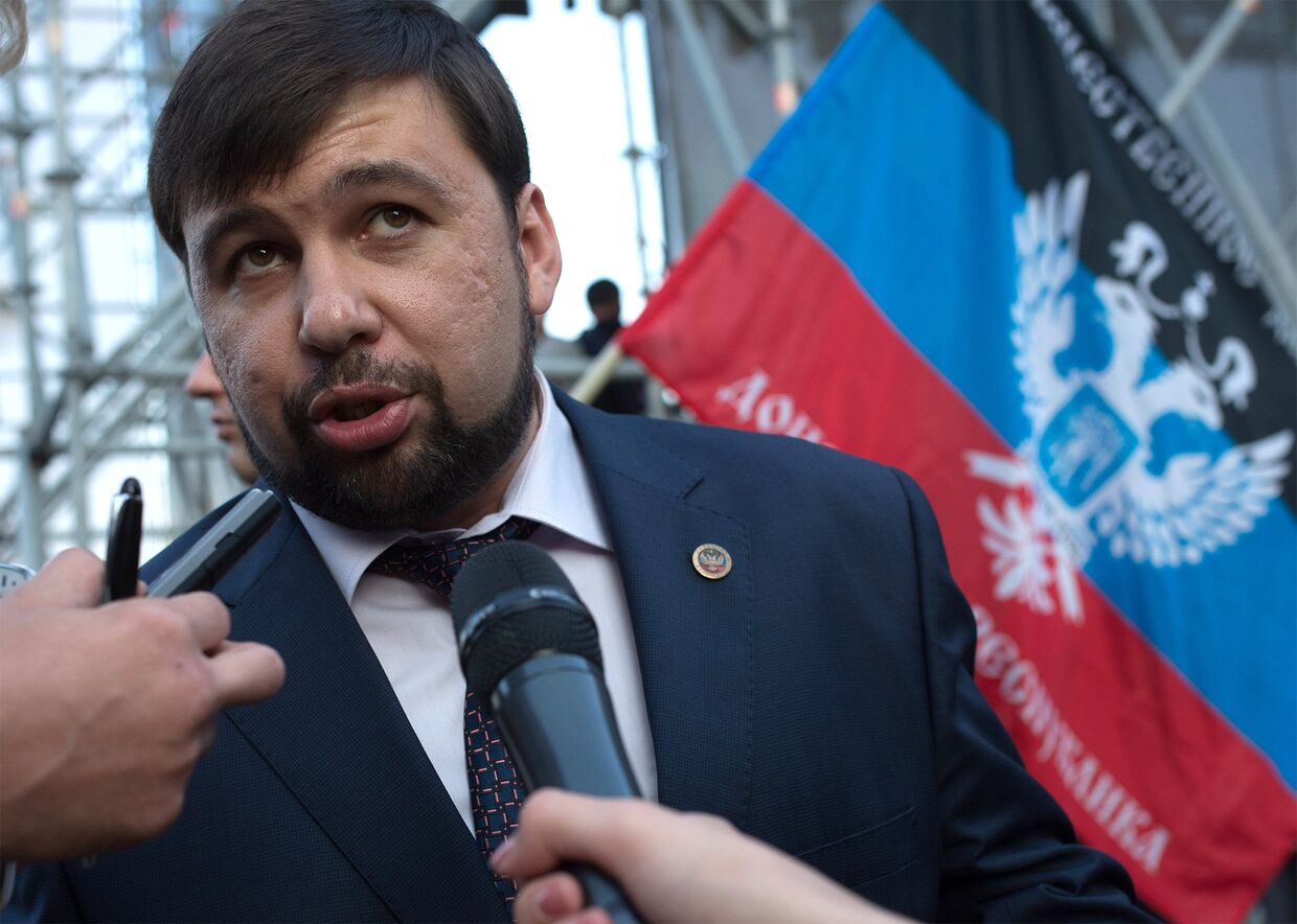Заместитель председателя Народного Совета Донецкой народной республики Денис Пушилин