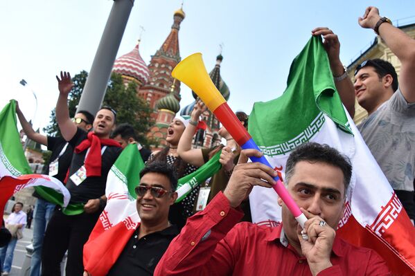 Болельщики сборной Ирана в Москве