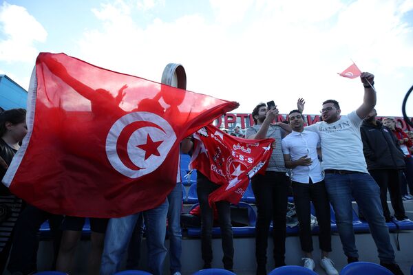 Болельщики из Туниса в Селятино