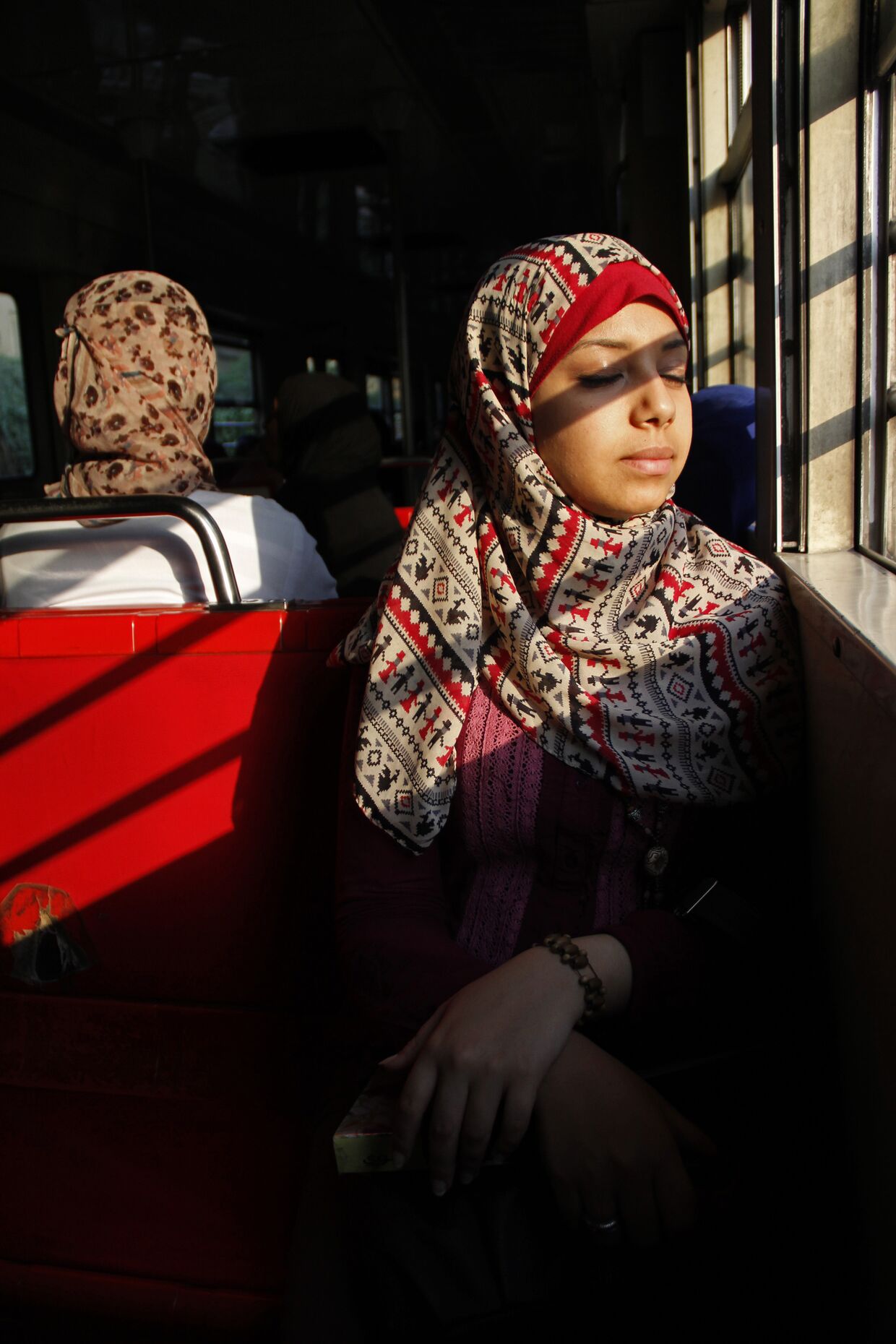 Пассажирки метро в Каире, Египет