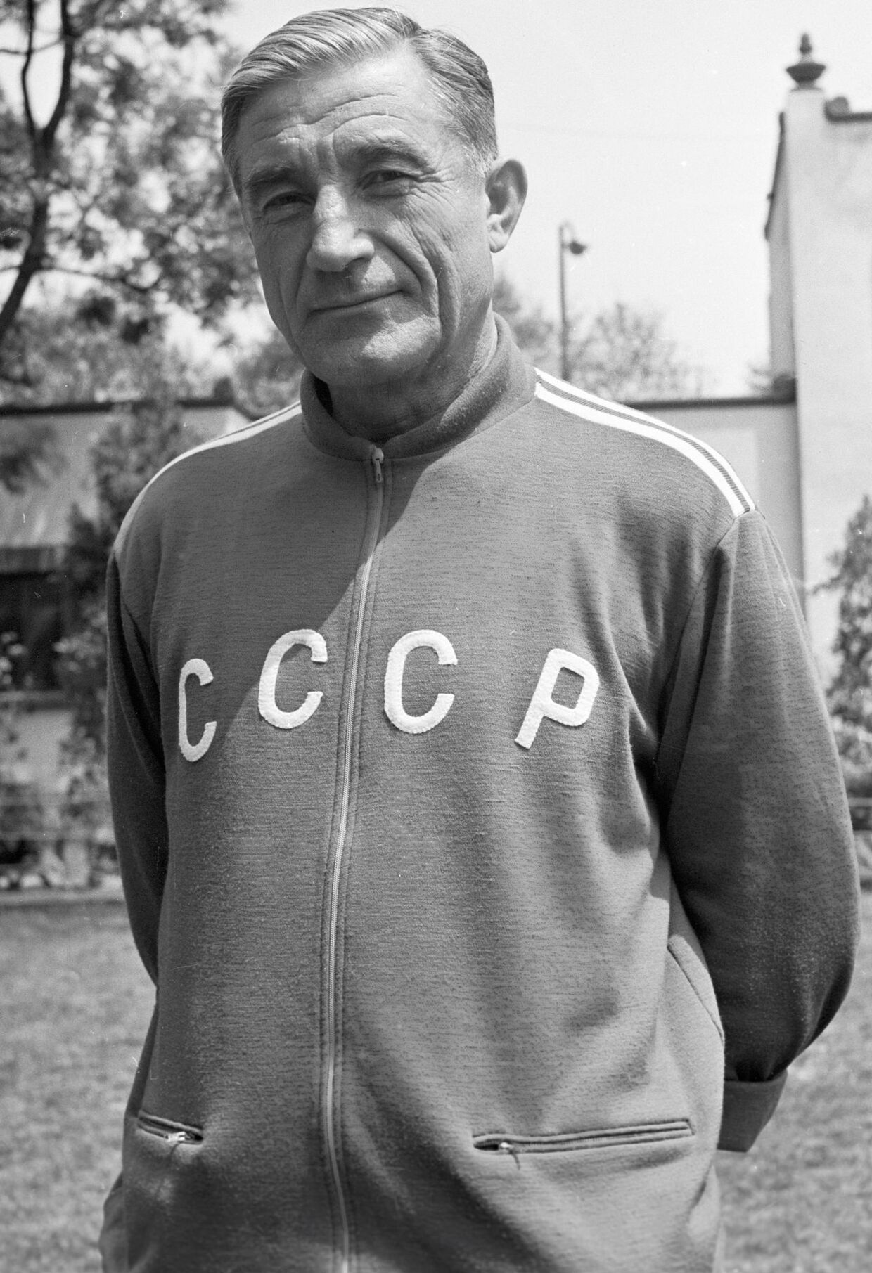 Начальник сборной команды СССР по футболу Андрей Старостин