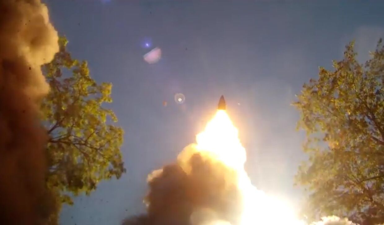 Россия показала запуск «Искандера»