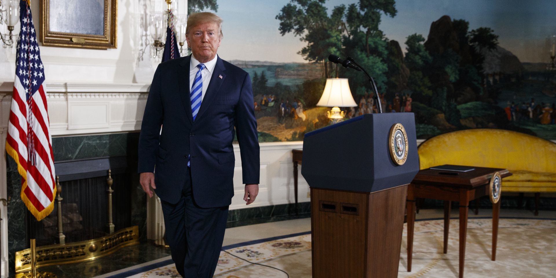Президент США Дональд Трамп после объявления о расторжении ядерной сделки с Ираном. 8 мая 2018 года - ИноСМИ, 1920, 26.08.2026