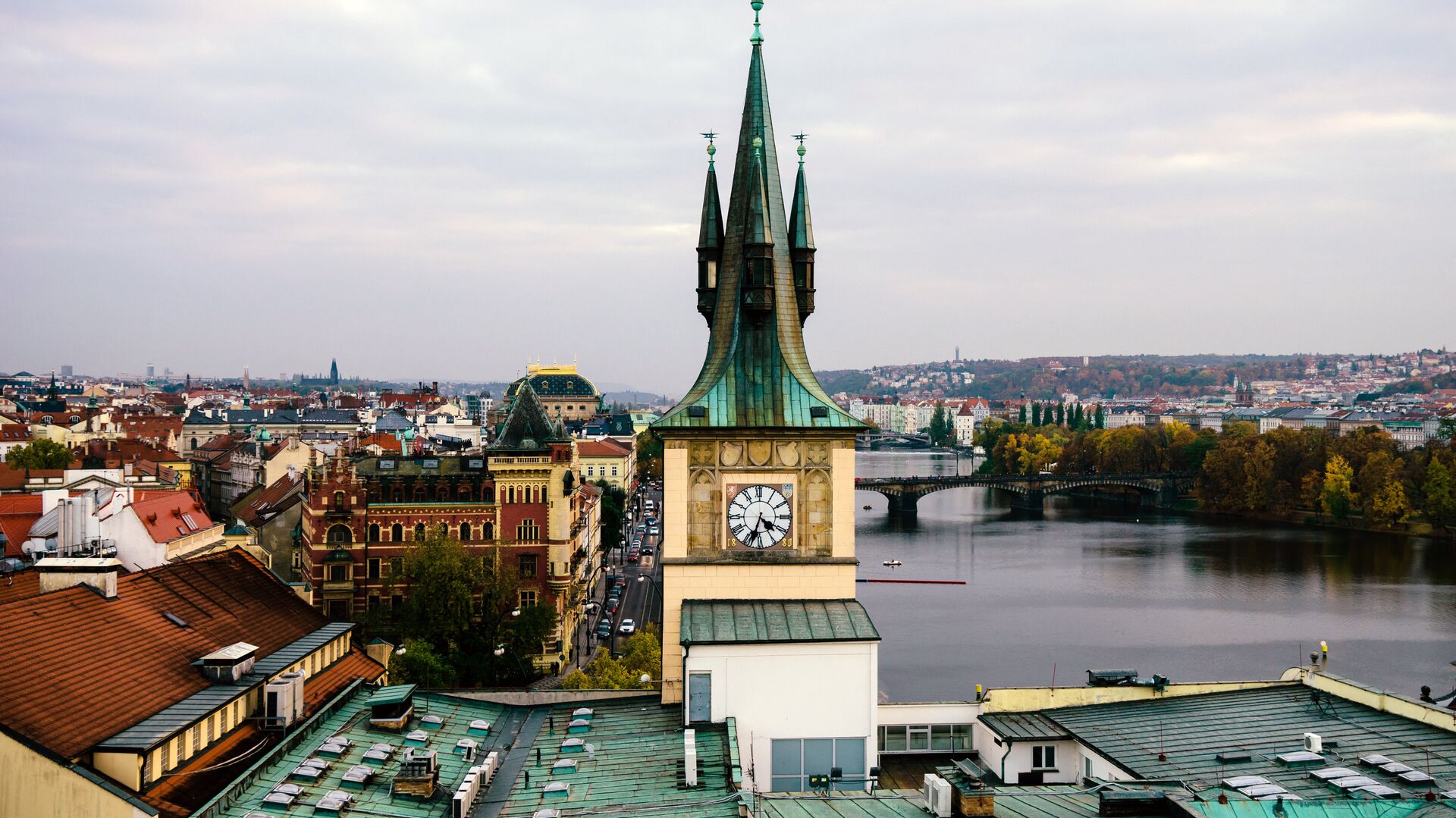 Староместская водонапорная башня в Праге. - ИноСМИ, 1920, 24.10.2022
