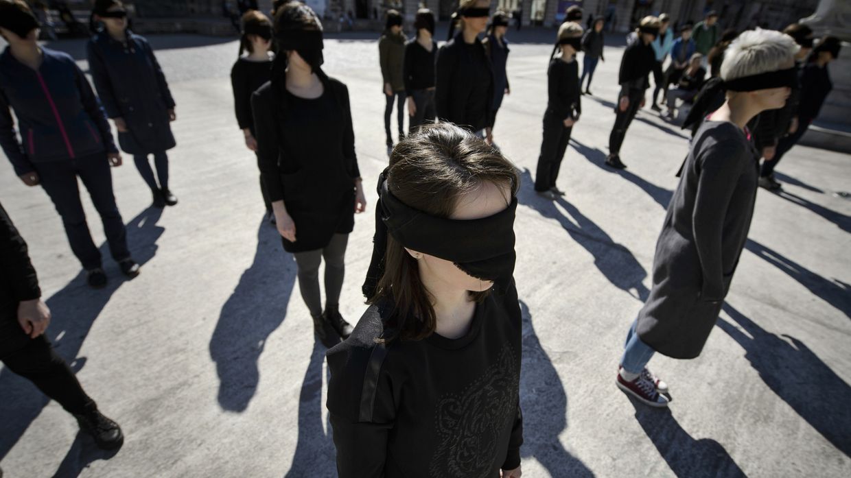 Феминистки празднуют Международный женский день