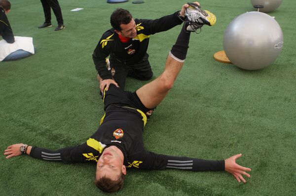 Тренировка ПФК ЦСКА