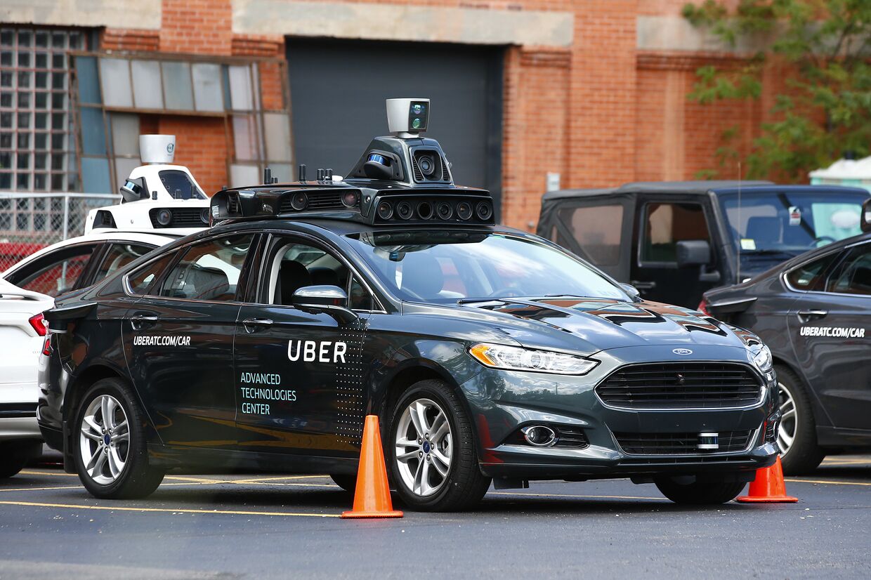 Беспилотный автомобиль Ford разработки компании Uber