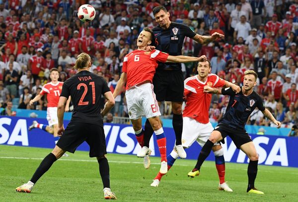 Футбол. ЧМ-2018. Матч Россия - Хорватия Футбол. ЧМ-2018. Матч Россия - Хорватия