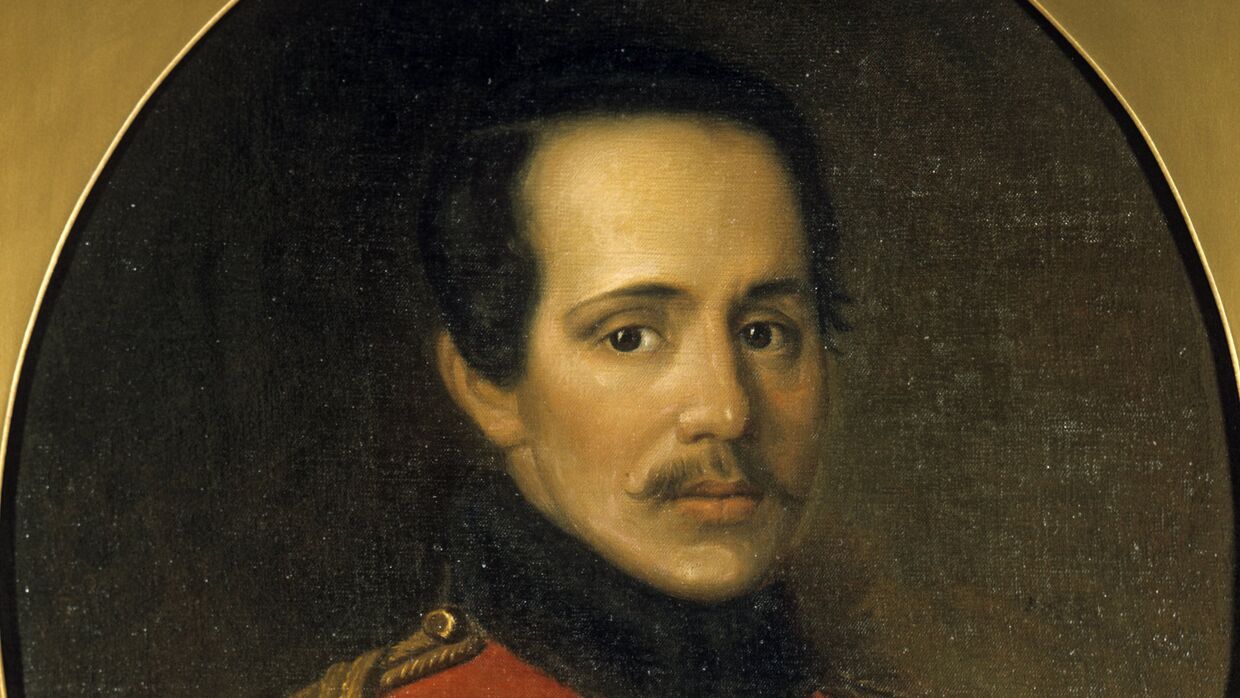 Картина М.Ю. Лермонтов художника К.А. Горбунова