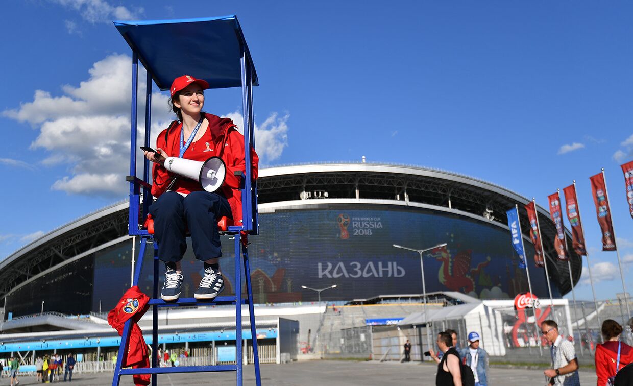 Волонтер Чемпионата мира по футболу в Казани