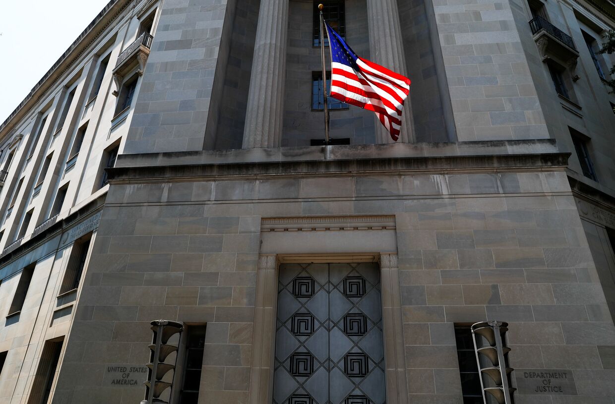 Здание министерства юстиции США в Вашингтоне. 13 июля 2018