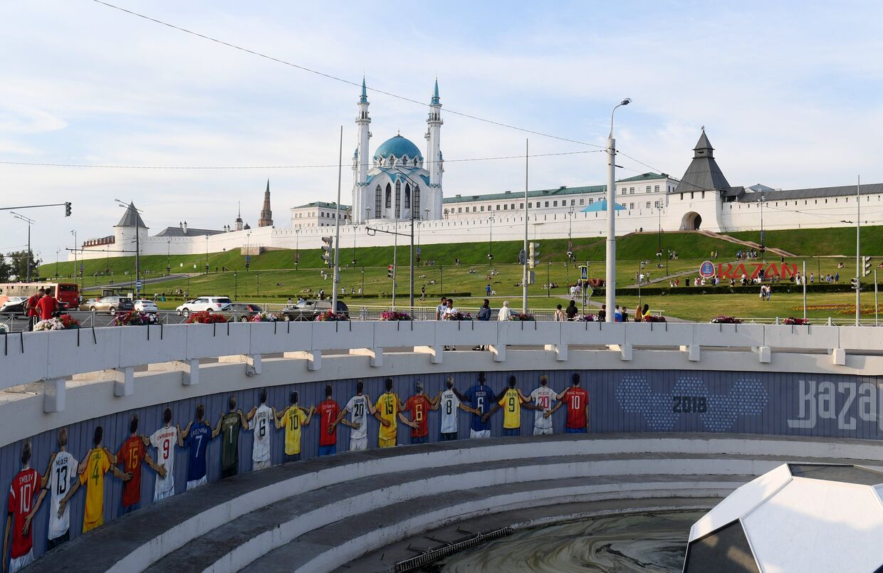 Граффити к Чемпионату мира по футболу в Казани