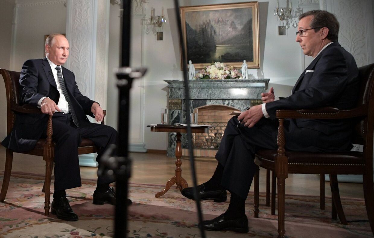 Интервью президента РФ В. Путина американскому телеканалу Фокс ньюс