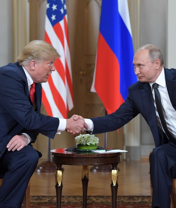 Встреча президента РФ Владимира Путина и президента США Дональда Трампа в Хельсинки. 16 июля 2018 Встреча президента РФ Владимира Путина и президента США Дональда Трампа в Хельсинки. 16 июля 2018