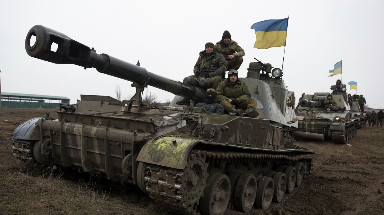 Бронетехника ВСУ в Донецкой области