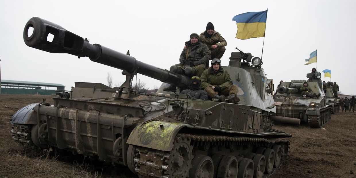 Бронетехника ВСУ в Донецкой области