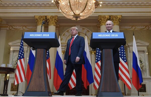 Встреча президента РФ Владимира Путина и президента США Дональда Трампа в Хельсинки Встреча президента РФ Владимира Путина и президента США Дональда Трампа в Хельсинки